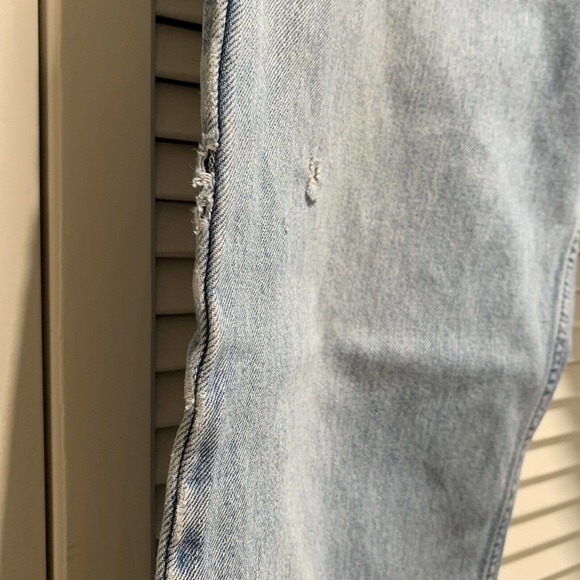 Levi's 550 Jean Y2K Distressed Vintage 100% Cotton Relaxed Fit Straight W38 L32 - Picture 6 of 12